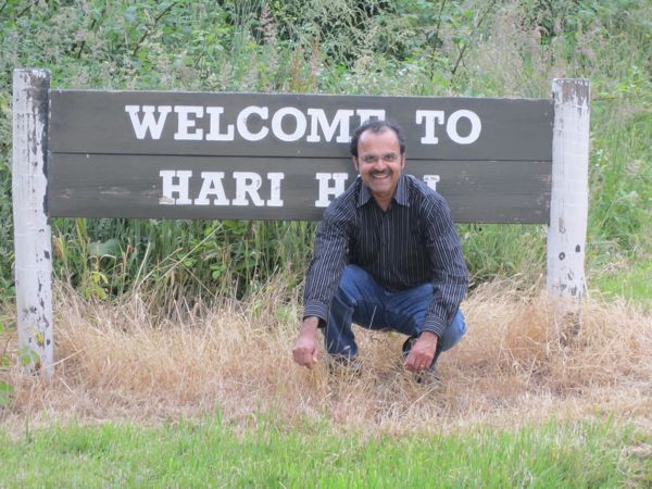 Hari at the town of Hari Hari